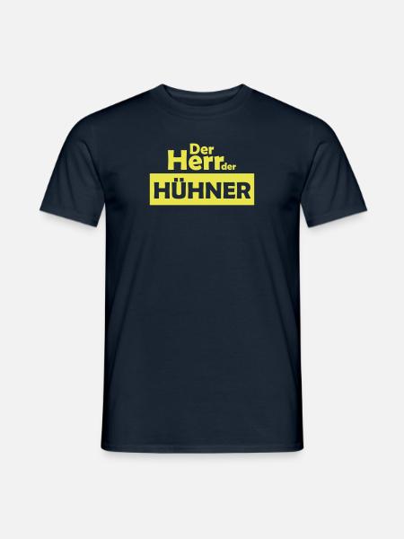 der herr der hühner - Männer T-Shirt - Navy