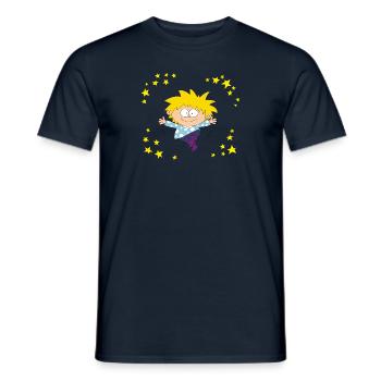 Kalli - Männer T-Shirt - Navy - Vorne - AI Model Male 178 light (178cm)