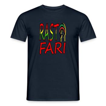 Reggae Rastafari Rasta Musik Musiker Geschenkidee - Männer T-Shirt - Navy - Vorne - AI Model Male 178 light (178cm)