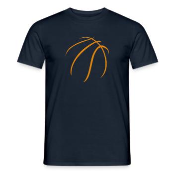 Basketball Play Basketball Players Gift - Men's T-Shirt - navy - Front - AI Model Male 178 light (178cm)