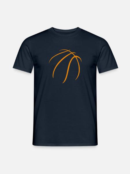 Basketball spielen Basketballspieler Geschenk - Männer T-Shirt - Navy