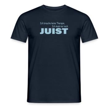 Thérapie JUIST - T-shirt homme - marine - Devant - AI Model Male 178 light (178cm)