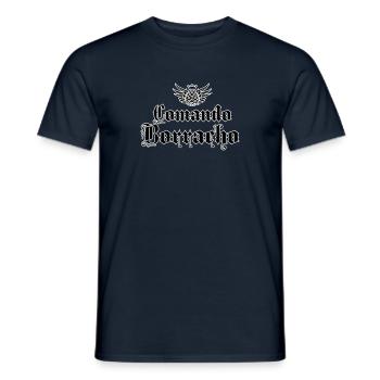 Comando Borracho - Männer T-Shirt - Navy - Vorne - AI Model Male 178 light (178cm)