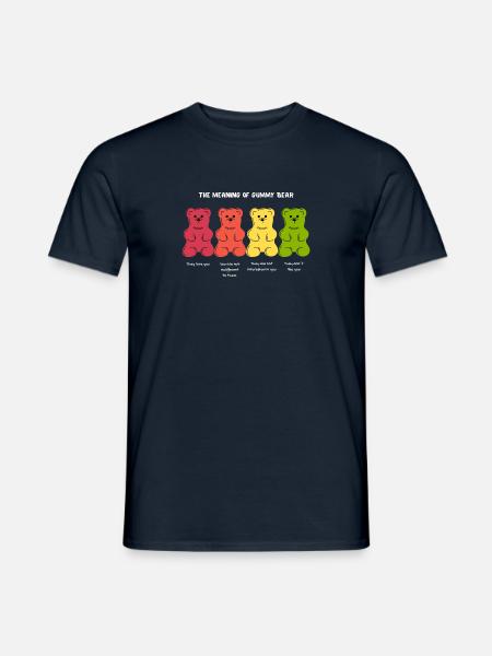 Gummy Bear - Men's T-Shirt - navy
