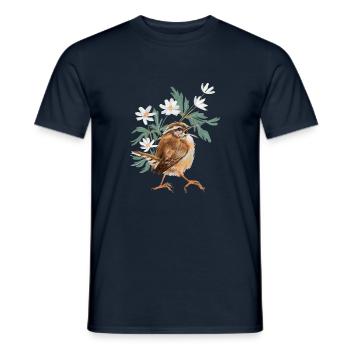 Le roi de clôture et la grenouille brouillonne - T-shirt homme - marine - Devant - AI Model Male 178 light (178cm)