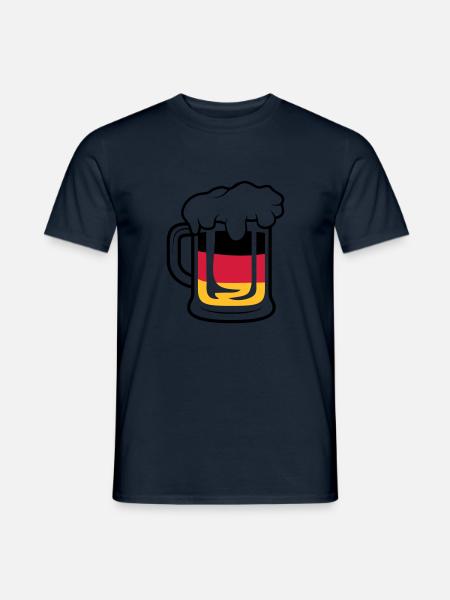 Germany Maßkrug - Men's T-Shirt - navy
