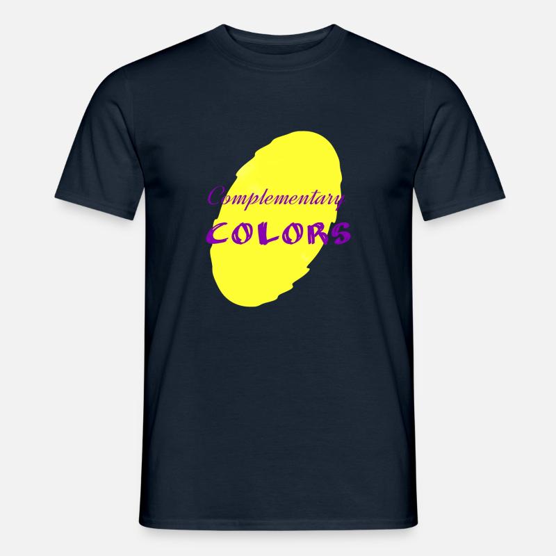 Komplementärfarben3 - Männer T-Shirt - Navy