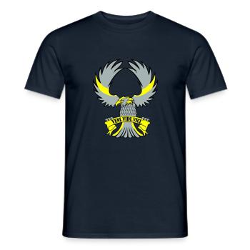 adler veni vidi vici - Männer T-Shirt - Navy - Vorne - AI Model Male 178 light (178cm)
