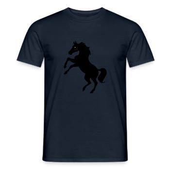 Ross - Männer T-Shirt - Navy - Vorne - AI Model Male 178 light (178cm)