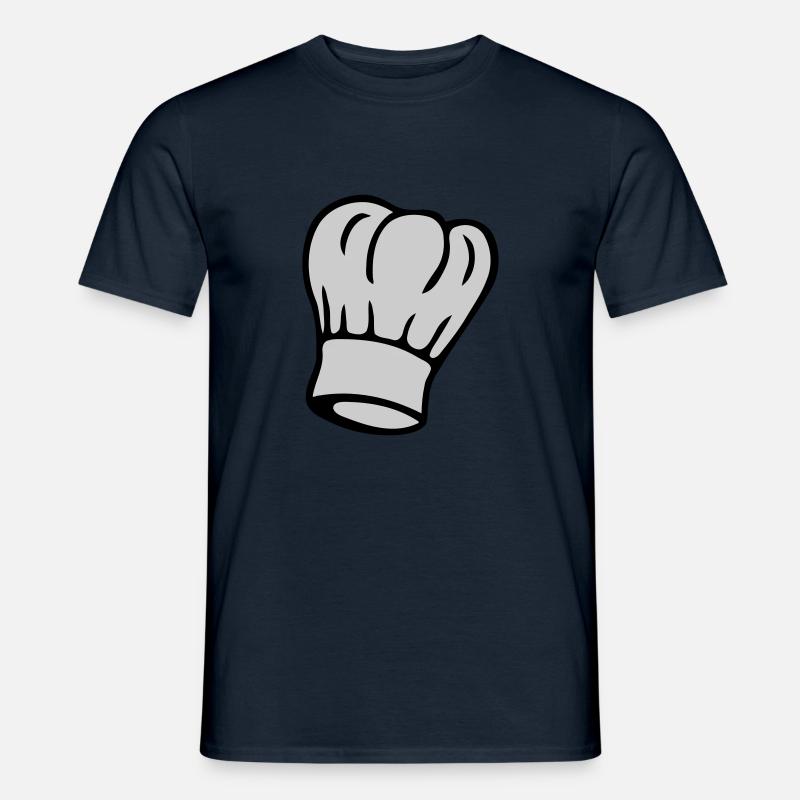 Chef's Hat 2-colored - Men’s T-shirt - navy