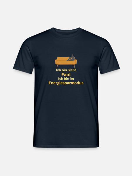 Modo de ahorro de energía habilitado - Hechizo - ApriNoeScor - Mænd T-shirt - marineblå