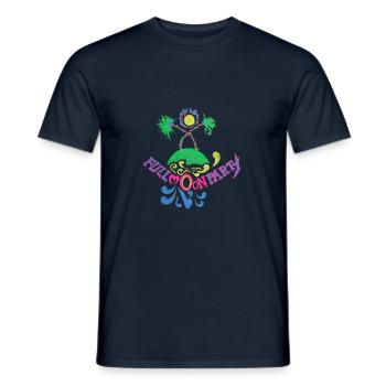 Full Moon Party - Männer T-Shirt - Navy - Vorne - AI Model Male 178 light (178cm)