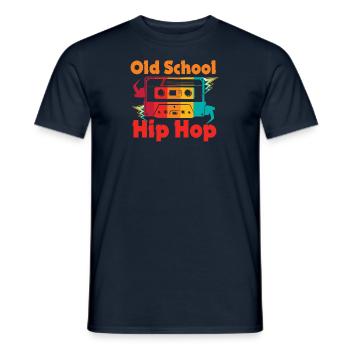 Proud 90s Hip Hop Lover 90s HipHop - Men's T-Shirt - navy - Front - AI Model Male 178 light (178cm)