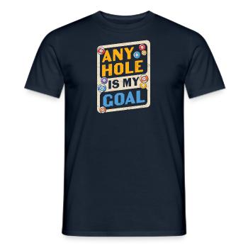 Billard Pool Billard Billardkugel Billardkö 8Ball - Männer T-Shirt - Navy - Vorne - AI Model Male 178 light (178cm)