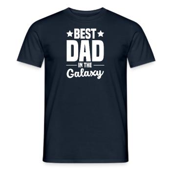 Welt bester Papa Vater Paare Paar Eltern Dad daddy - Männer T-Shirt - Navy - Vorne - AI Model Male 178 light (178cm)