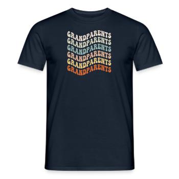 Parents Grands-parents Parentalité Grossesse grand-mère - T-shirt homme - marine - Devant - AI Model Male 178 light (178cm)