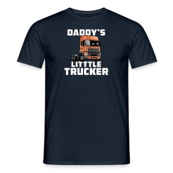 Chauffeur de camion Chauffeur de camion Diesel - T-shirt homme - marine - Devant - AI Model Male 178 light (178cm)