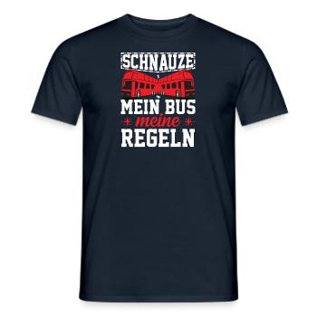 Busfahrer Berufung Beruf Arbeit Geschenk - Männer T-Shirt - Navy - Vorne - AI Model Male 178 light (178cm)
