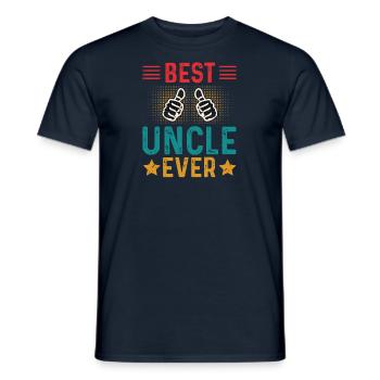 Meilleur oncle Bad Influence Cadeau de famille - T-shirt homme - marine - Devant - AI Model Male 178 light (178cm)
