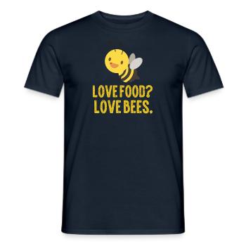 Bienen Imkerei Imker Honig Bienenzüchter Lustig - Männer T-Shirt - Navy - Vorne - AI Model Male 178 light (178cm)