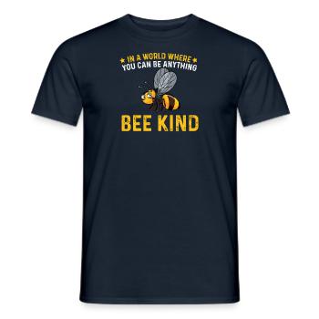 Bienen Imkerei Imker Honig Bienenzüchter Lustig - Männer T-Shirt - Navy - Vorne - AI Model Male 178 light (178cm)