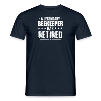 Bienen Imkerei Imker Honig Bienenzüchter Lustig - Männer T-Shirt - Navy - Vorne - AI Model Male 178 light (178cm)