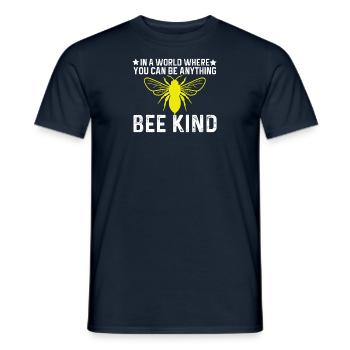 Bienen Imkerei Imker Honig Bienenzüchter Lustig - Männer T-Shirt - Navy - Vorne - AI Model Male 178 light (178cm)