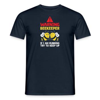 Bienen Imkerei Imker Honig Bienenzüchter Lustig - Männer T-Shirt - Navy - Vorne - AI Model Male 178 light (178cm)