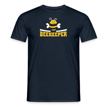 Bienen Imkerei Imker Honig Bienenzüchter Lustig - Männer T-Shirt - Navy - Vorne - AI Model Male 178 light (178cm)
