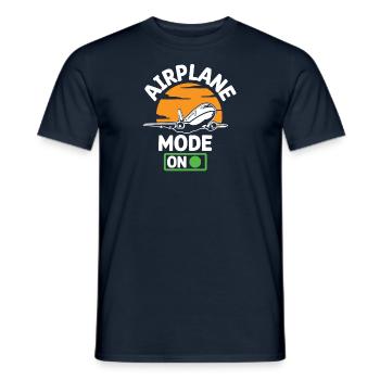Pilote d’avion volant Sport Idée cadeau - T-shirt homme - marine - Devant - AI Model Male 178 light (178cm)