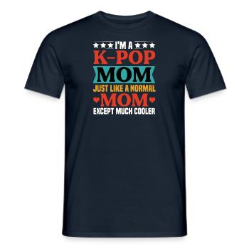 K-Pop Kpop Mama Geschenkidee - Männer T-Shirt - Navy - Vorne - AI Model Male 178 light (178cm)
