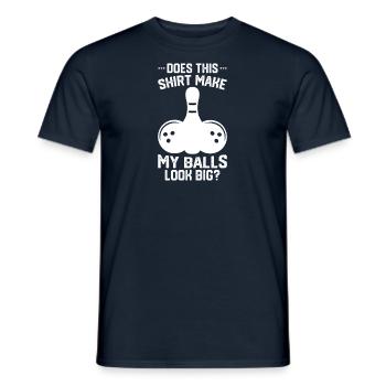 Bowling Funny Saying Bowler Dictons Cadeau - T-shirt homme - marine - Devant - AI Model Male 178 light (178cm)