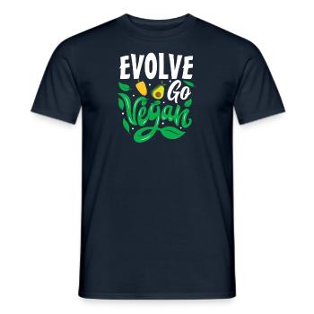 Tierschützer Veganer Vegetarier Tierliebhaber Tier - Männer T-Shirt - Navy - Vorne - AI Model Male 178 light (178cm)