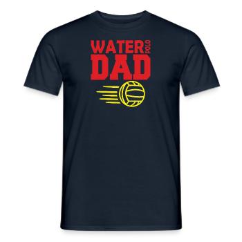 Water Polo Water Polo Sports Ball Sports Father Dad - Men's T-Shirt - navy - Front - AI Model Male 178 light (178cm)