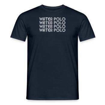 Water Polo Water Polo Player Sports Ball Sports - Men's T-Shirt - navy - Front - AI Model Male 178 light (178cm)