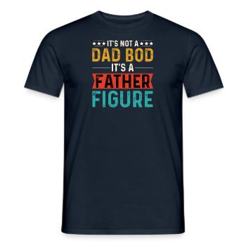 Le meilleur papa du monde Papa Couples Couple Parents Papa Papa - T-shirt homme - marine - Devant - AI Model Male 178 light (178cm)