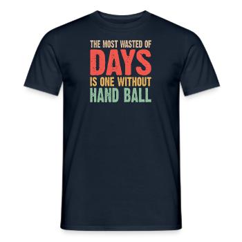 Handball Dreher Joueur de handball Handball Club - T-shirt homme - marine - Devant - AI Model Male 178 light (178cm)