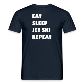 Jetski Sport Water Motorcycle Water Sports Gift - Men's T-Shirt - navy - Front - AI Model Male 178 light (178cm)