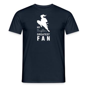 Taekwondo Girl - Daughter of Taekwondo Dad Father - Men's T-Shirt - navy - Front - AI Model Male 178 light (178cm)