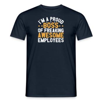 Best Managing Director Employee Entrepreneur - Men's T-Shirt - navy - Front - AI Model Male 178 light (178cm)