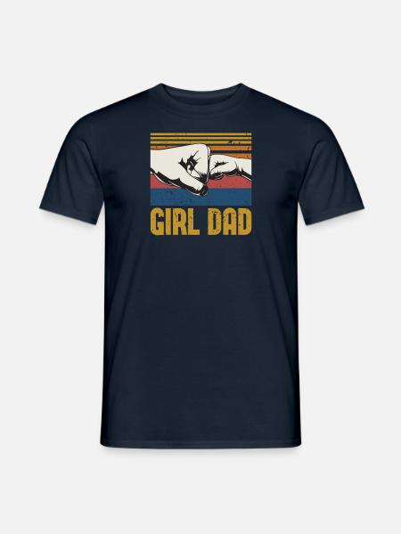 Vatertag Vater Tochter Geschenk Papa Prinzessin - Männer T-Shirt - Navy