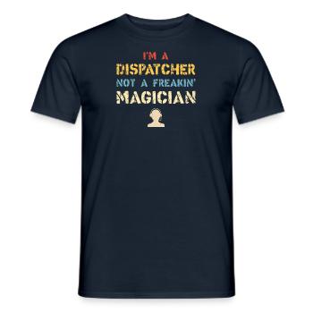 Meilleur devis de répartiteur Profession de cadeau Logistique - T-shirt homme - marine - Devant - AI Model Male 178 light (178cm)