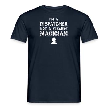 Bester Disponent Spruch Geschenk Beruf Logistik - Männer T-Shirt - Navy - Vorne - AI Model Male 178 light (178cm)