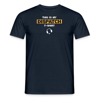 Meilleur devis de répartiteur Profession de cadeau Logistique - T-shirt homme - marine - Devant - AI Model Male 178 light (178cm)