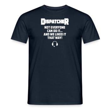 Bester Disponent Spruch Geschenk Beruf Logistik - Männer T-Shirt - Navy - Vorne - AI Model Male 178 light (178cm)