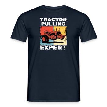 Farmer Tractor Agriculture Farmer Tractor Farm - Men's T-Shirt - navy - Front - AI Model Male 178 light (178cm)
