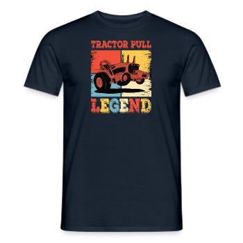 Farmer Tractor Agriculture Farmer Tractor Farm - Men's T-Shirt - navy - Front - AI Model Male 178 light (178cm)