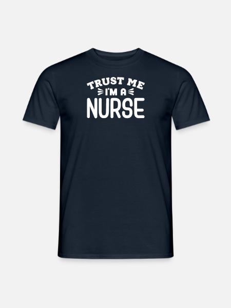 Arzthelferin Krankenpflegerin Arztpraxis Nadel - Männer T-Shirt - Navy