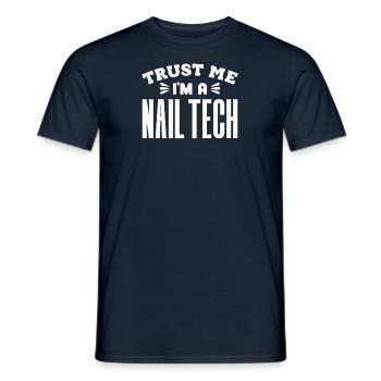 Nageldesignerin Fingernägel Nagelstudio Geschenk - Männer T-Shirt - Navy - Vorne - AI Model Male 178 light (178cm)