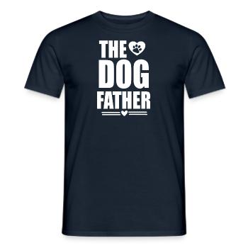 dog owner dog dog owner dog lovers walker - Men's T-Shirt - navy - Front - AI Model Male 178 light (178cm)
